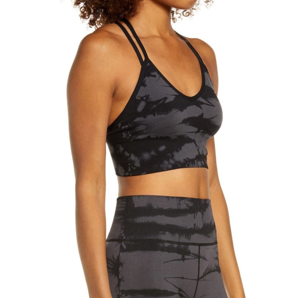 Zella Tie Dye Seamless Sports Bra - Picture 6 of 11